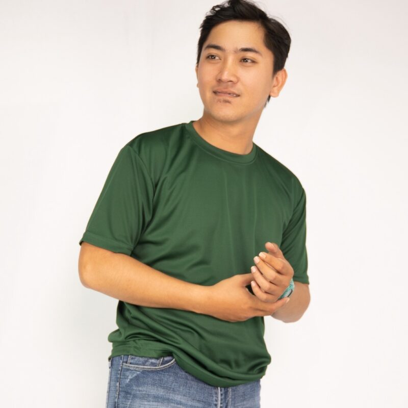 PANBASIC Airtec Microfiber Minimesh T-Shirt Dark Green