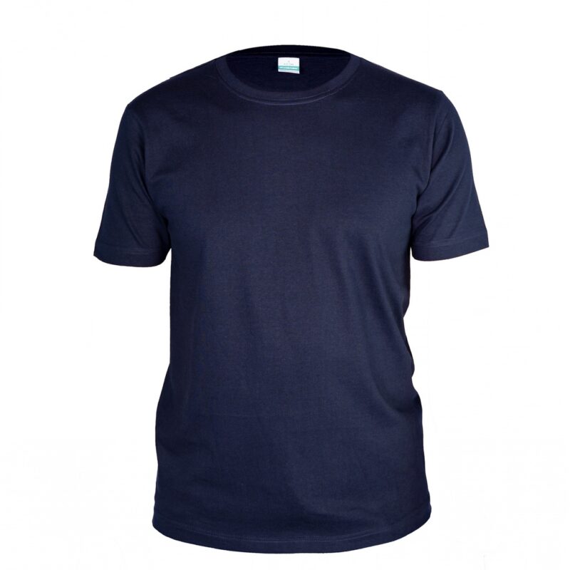PANBASIC (190gsm) Premium Plain T-shirt Short Sleeve 100% Cotton Navy Blue
