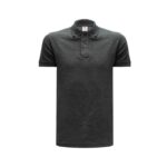 Basic Honeycomb Polo Dark Melange