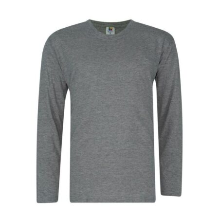 Foursquare Long Sleeve T-shirt-Grey melange