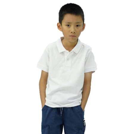 Kids Polo - White