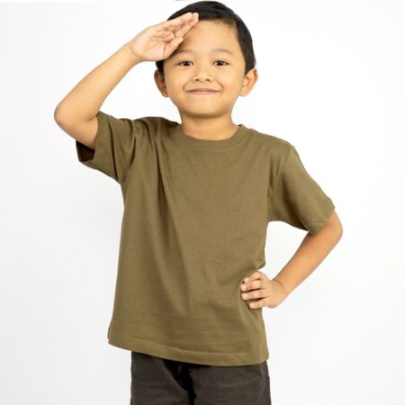 PANBASIC Kids T-Shirt – Khaki