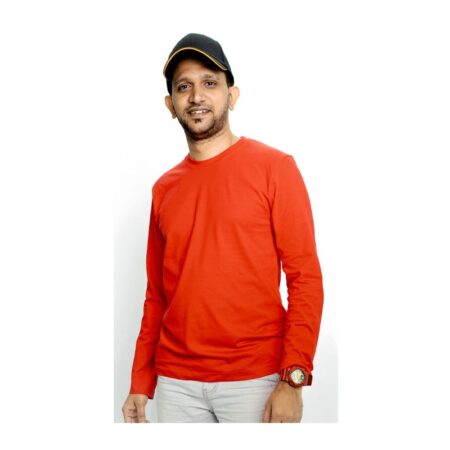 PANBASIC Long Sleeve T-Shirt - Red