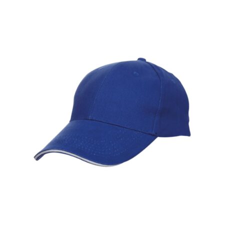 Sandwich Baseball Cap - (Royal Blue: White)