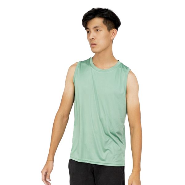 Sleeveless Gym T-Shirt emerald green