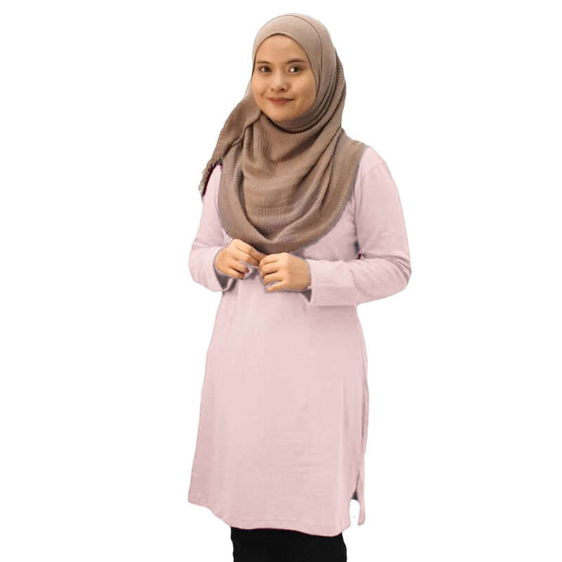 Classic Muslimah Fullycombed - Pink