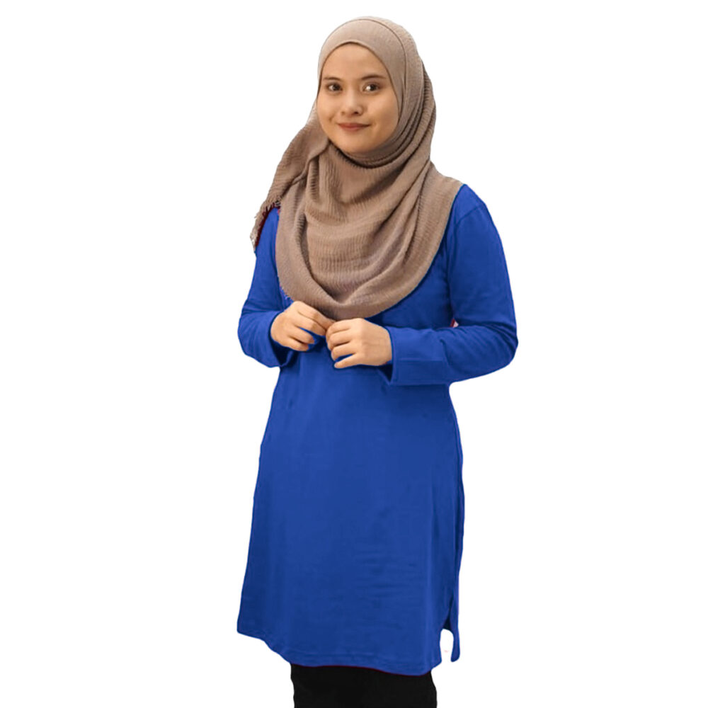 Classic Muslimah Fullycombed - Royal Blue