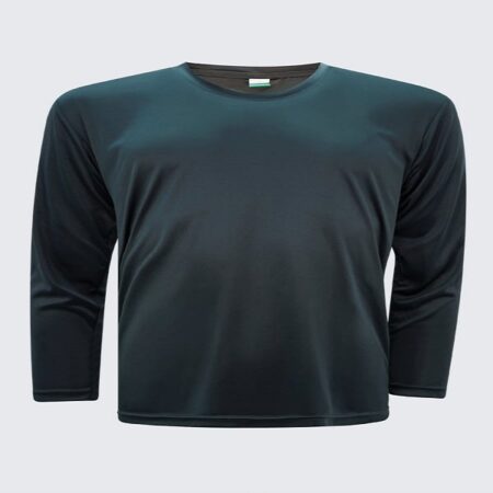 Vivid Supercool Long Sleeve T-Shirt - Charcoal