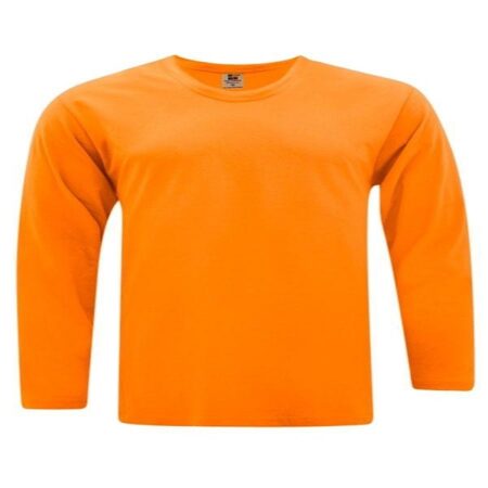 Vivid Supercool Long Sleeve T-Shirt - Orange
