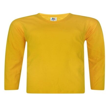 Vivid Supercool Long Sleeve T-Shirt - Yellow