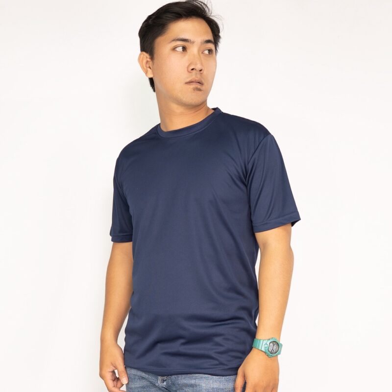 PANBASIC Airtec Microfiber Minimesh T-Shirt Navy Blue