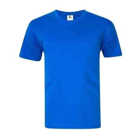 MD Textile Enzyme Series (190gsm)100% Cotton Plain T-Shirt Royal Blue
