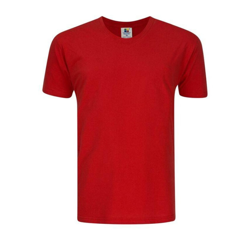 Enzyme Washed RoundNeck Tee - Red