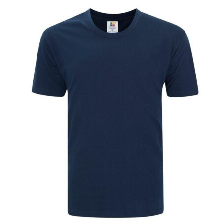 Enzyme Washed RoundNeck Tee - Navy Blue