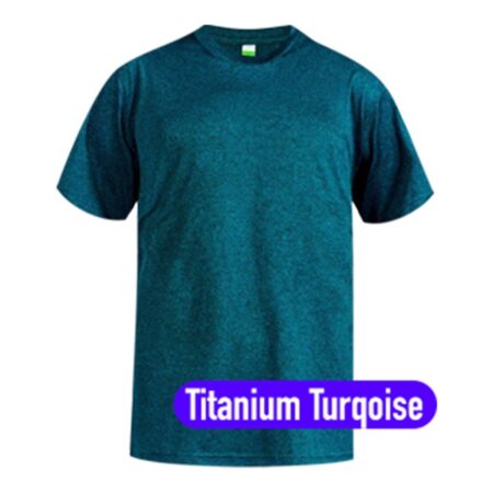 VXID Heather Supercool SuperSilky Microfiber T-Shirt Titanium Turqoise