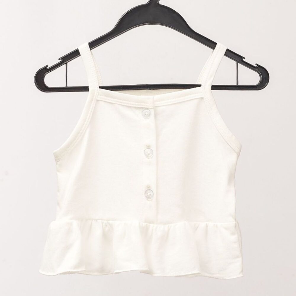 Baby-Girl-Button-Top-White