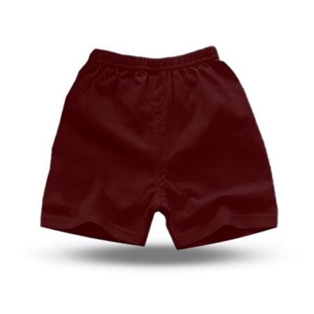 MD TEXTILE Kids Short Pants 100% Cotton – Burgundy