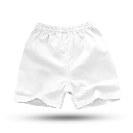MD TEXTILE Kids Short Pants 100% Cotton – White