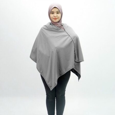 Nursing Cover with Button - Light Grey