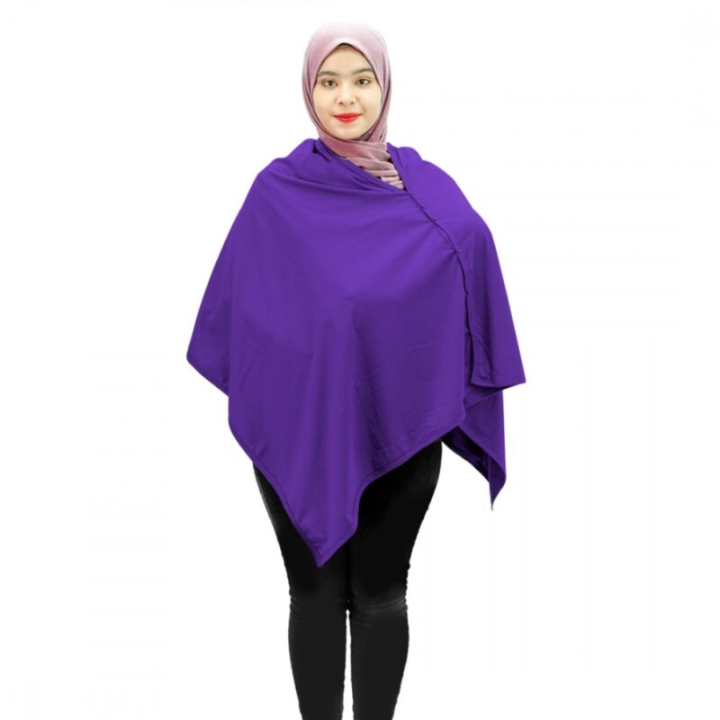 Nursing Cover with Button - Purple