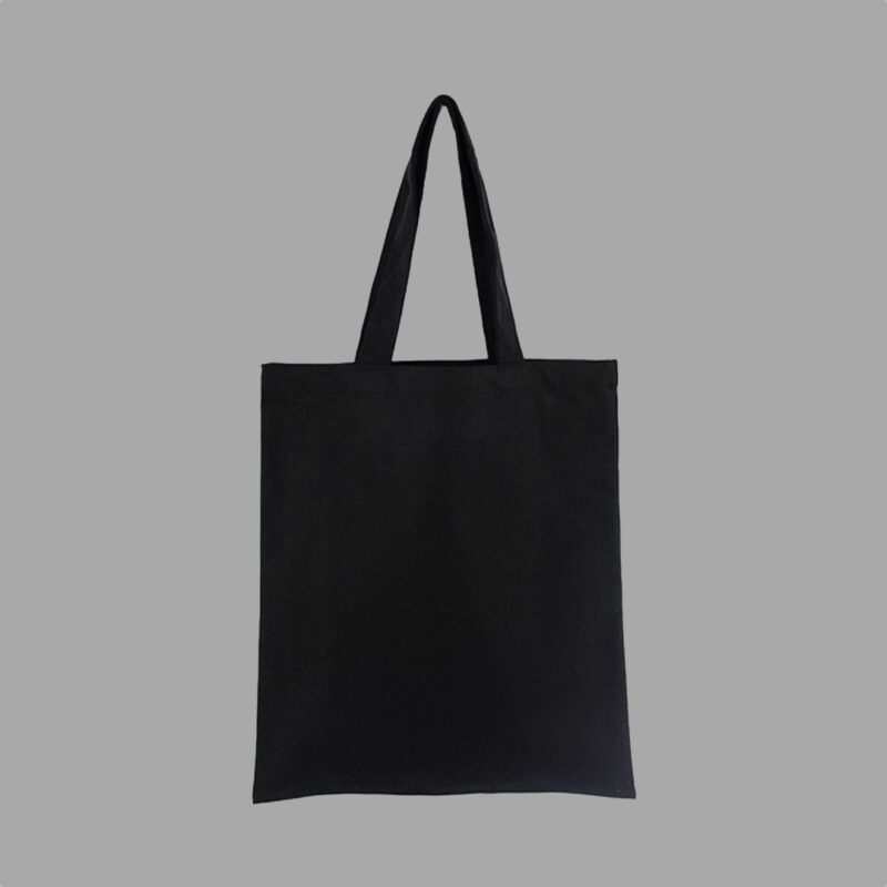 Plain Canvas Bag Black - 35cm x 30cm