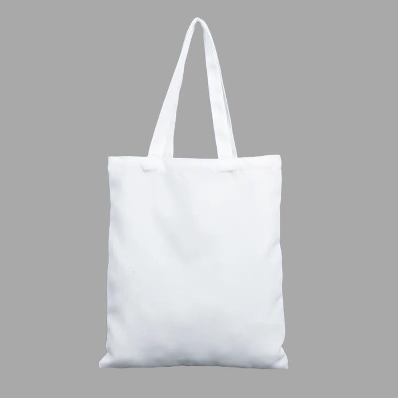 Plain Canvas Bag White - 35cm x 30cm