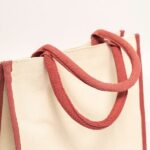 A3 Side-Line Laminated Canvas Bag - Beige - Image 3