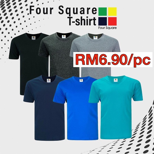Foursquare t-shirts at RM6.90