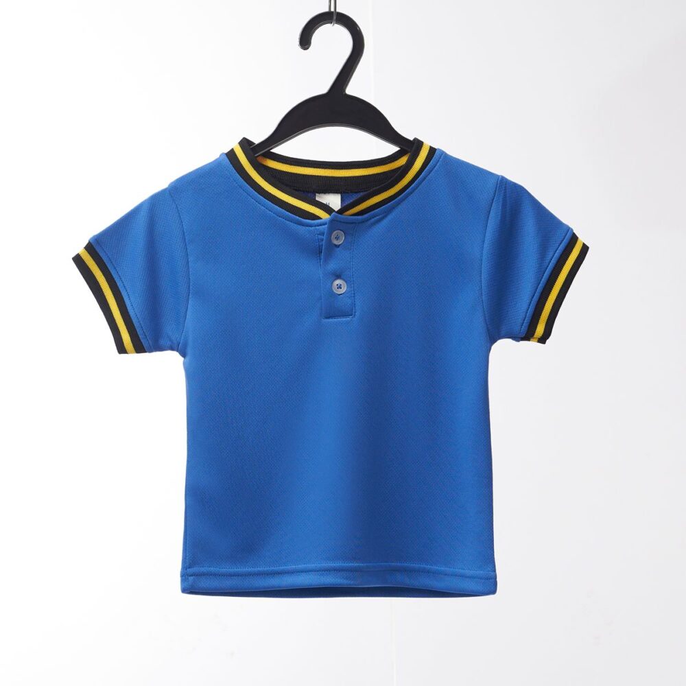 Tipping Collar Baby Polo:royal blue