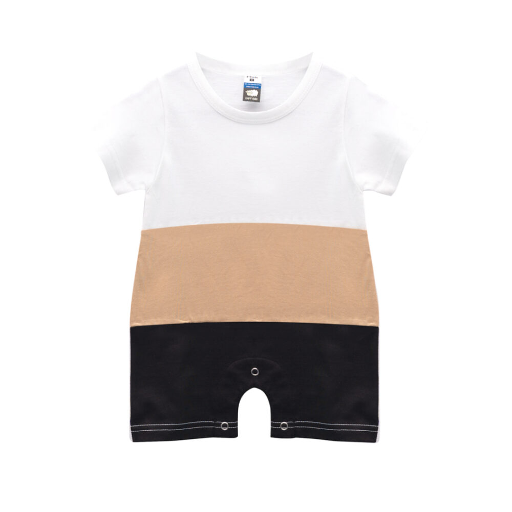 Vintage Rompers 3 Layers - White/Sand/Black