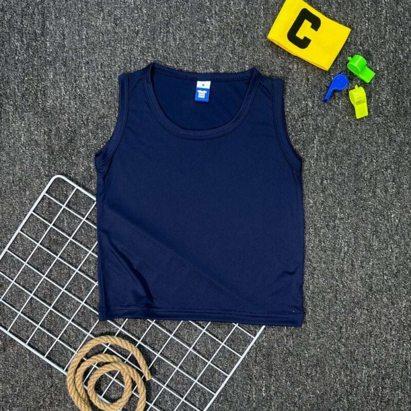 MICROFIBER-Kids-Singlet-Navy-Blue