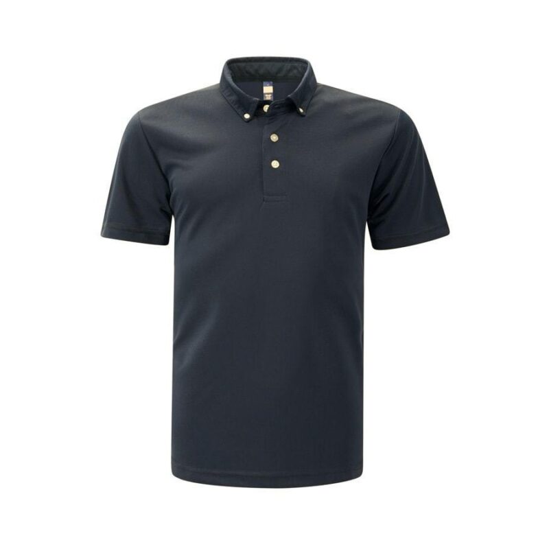 Plus Size Feathersoft Polo - Black