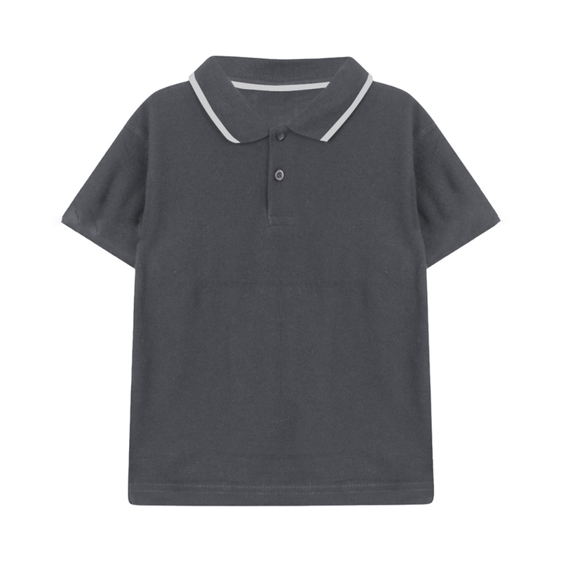 MF POLO Tipping Collar - Dark Grey