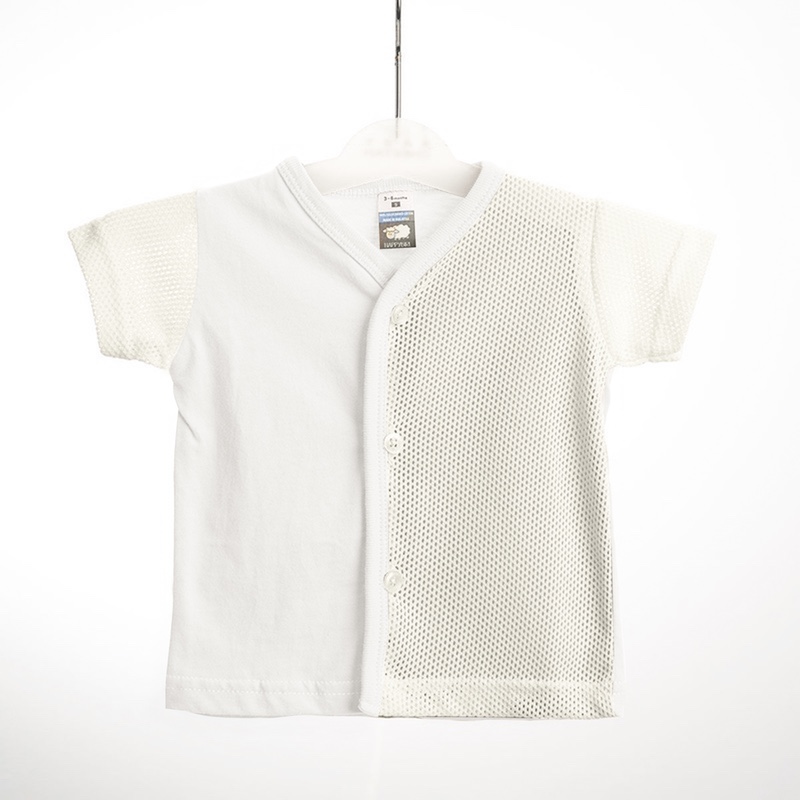 Baby Fashion Eyelet Shirt – Offwhite