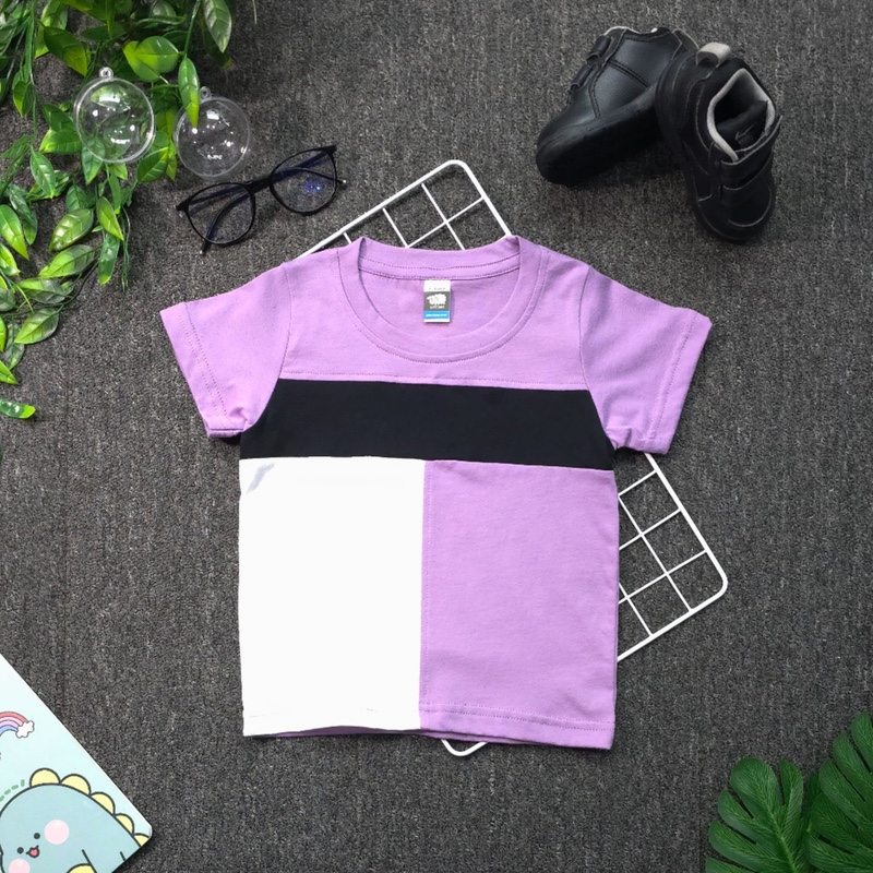 Pastel Blocks T-Shirt - Lavender