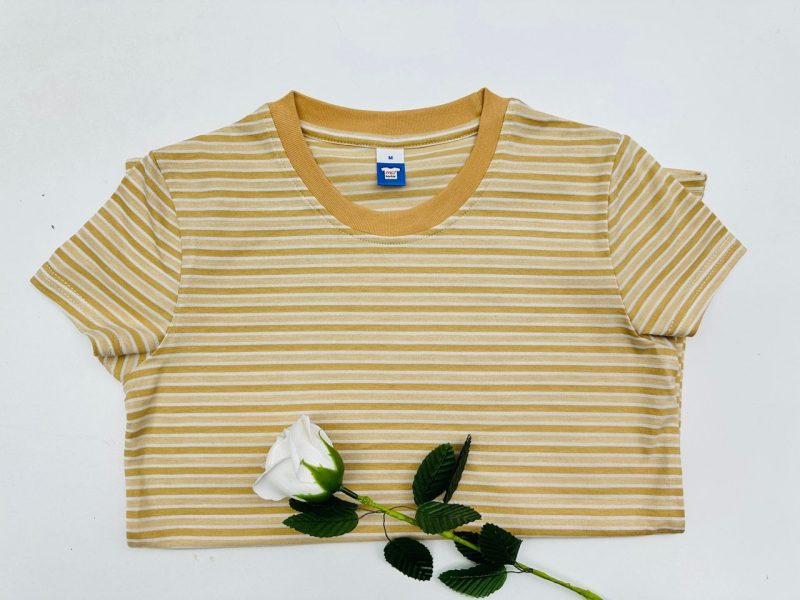 STRIPED Ladies RN T-Shirt - Sand