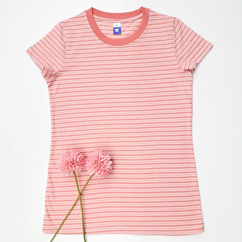 STRIPED Ladies RN T-Shirt – Rose Dawn