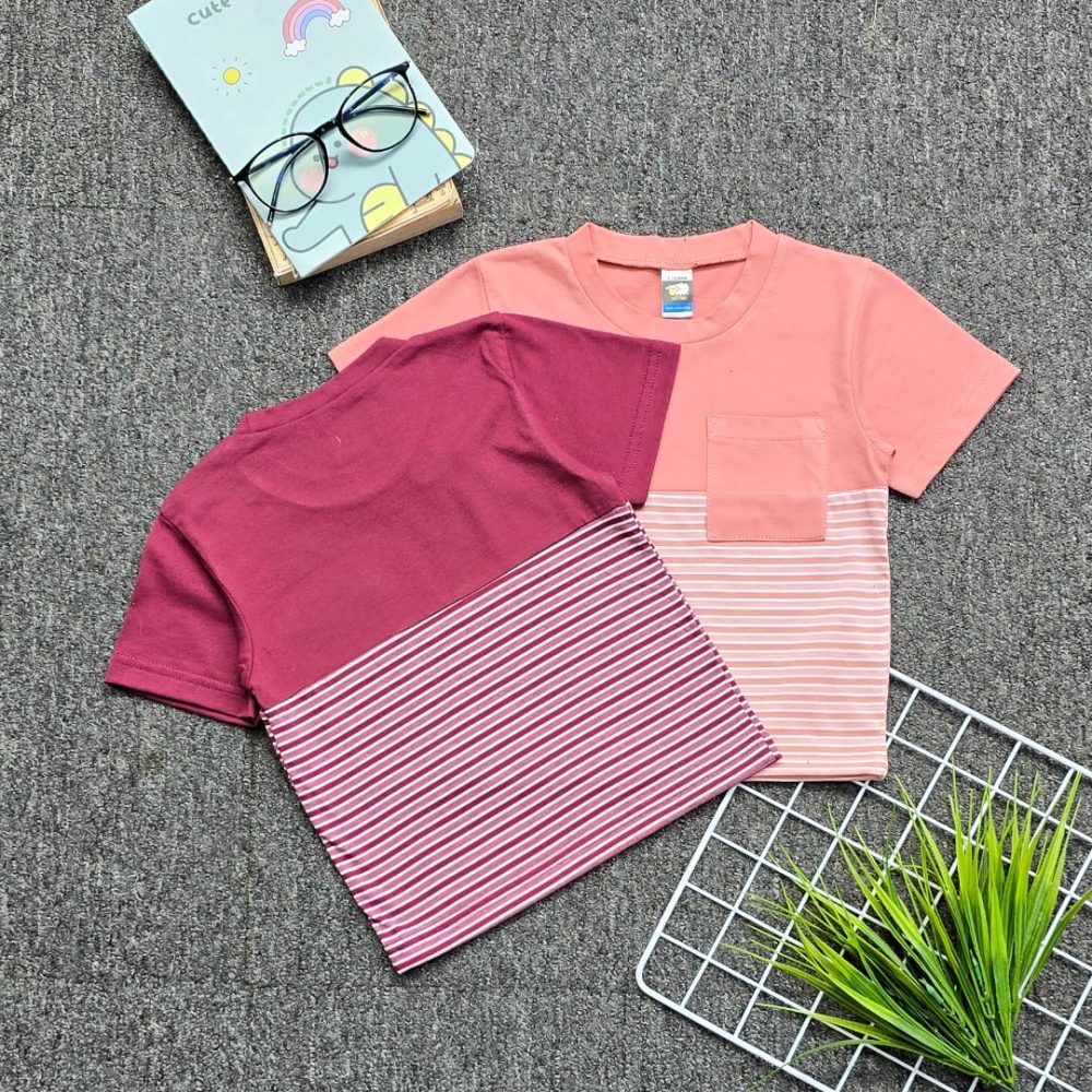 Kids POCKET STRIPE T-Shirt Detail 2